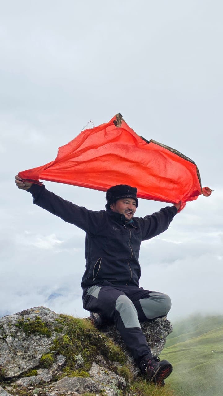Gabbar Singh Negi, a resident of Kanol village