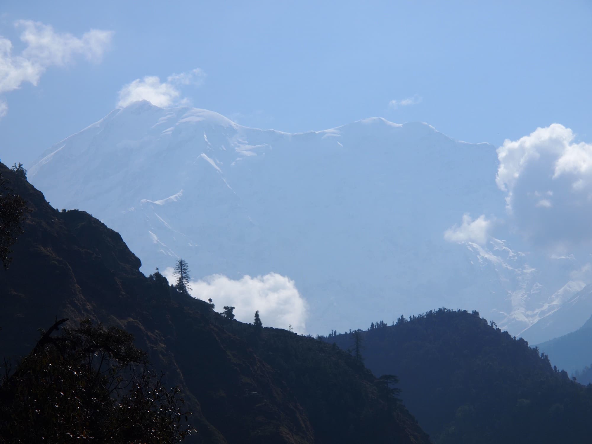 Trishul from Sutol in the Nandakini valley, a short walk from Kanol